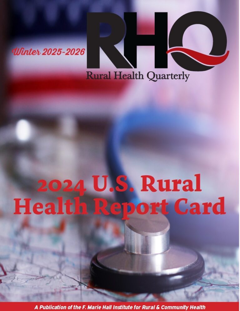 RHQ Winter 2025-2026 – Rural Health Quarterly